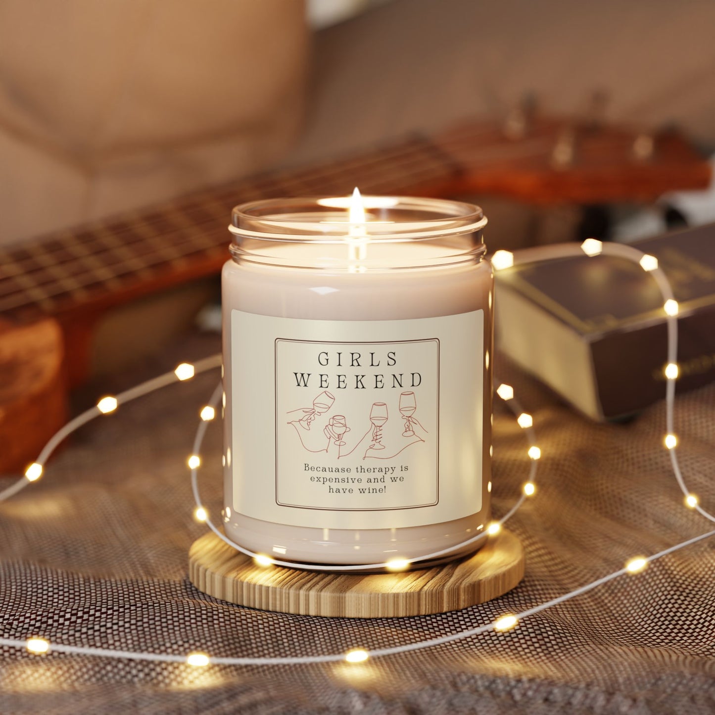 Weekend Vibes Scented Candle - Girls Weekend, Aromatic Gift, Relaxation, Self-Care, Spa Night, Home Décor