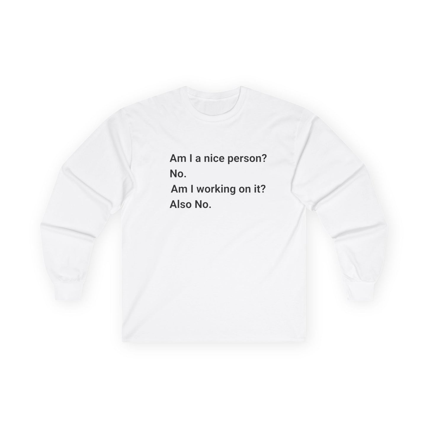 'Am I a Nice Person?' Unisex T-Shirt
