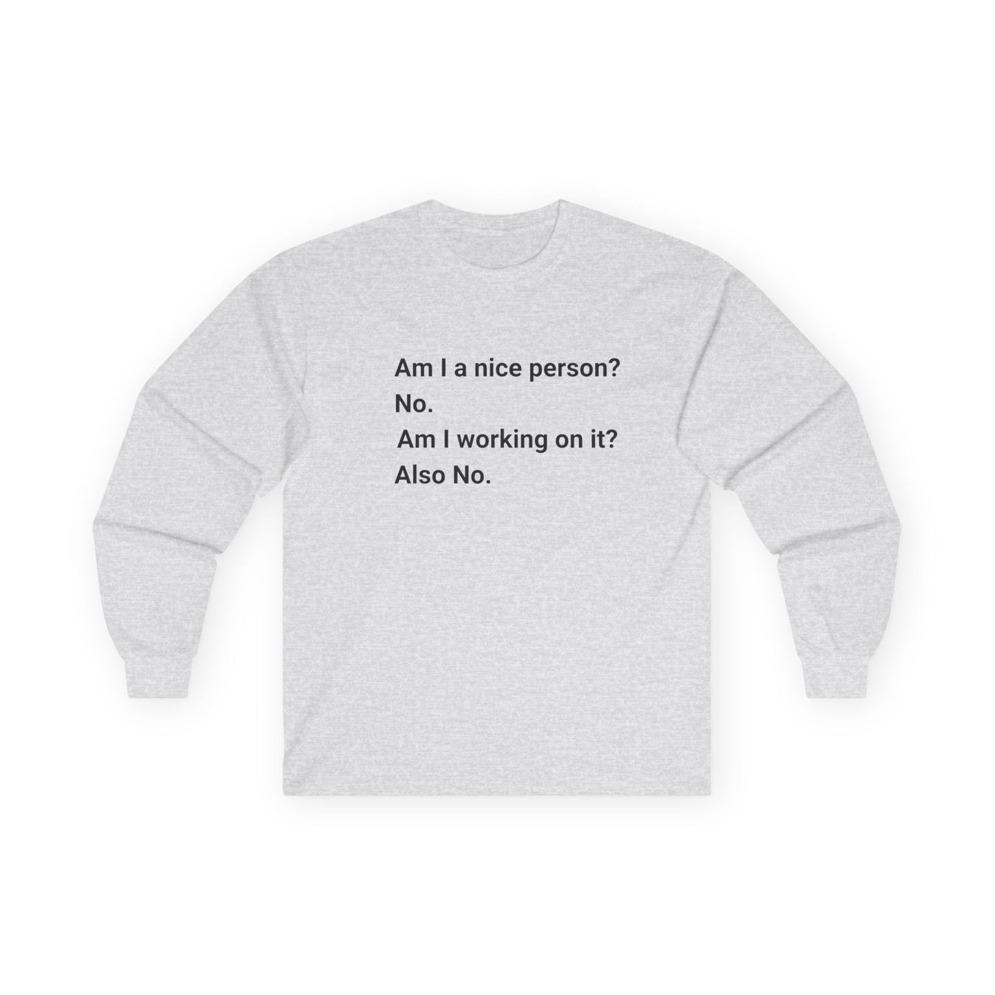 'Am I a Nice Person?' Unisex T-Shirt