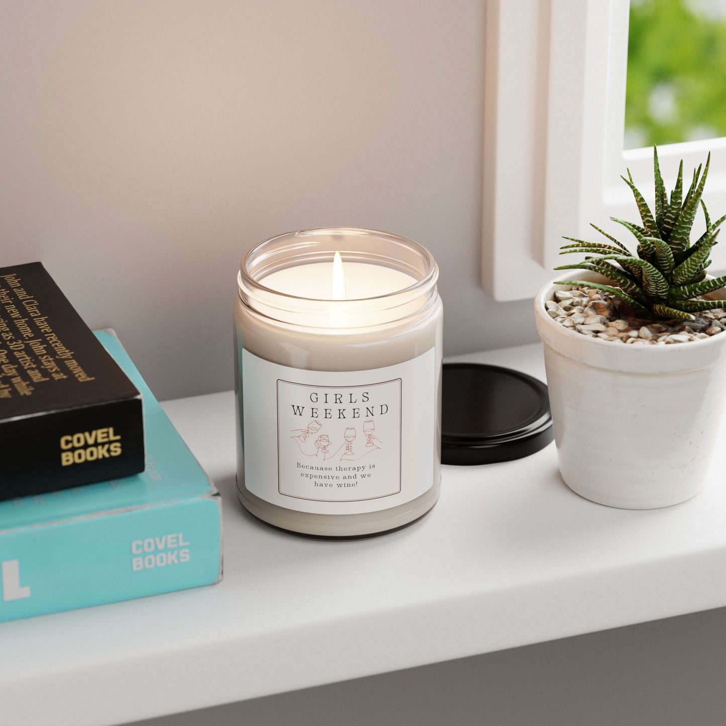 Girls Weekend Scented Soy Candle - 9oz - Perfect for Gatherings and Relaxation