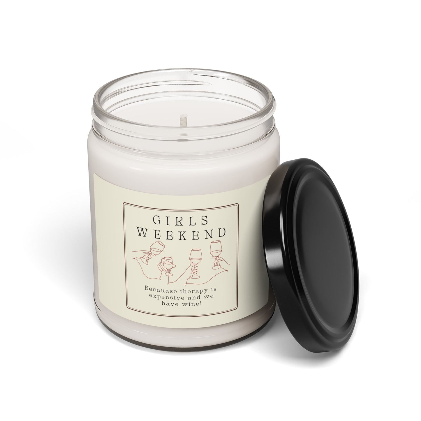 Weekend Vibes Scented Candle - Girls Weekend, Aromatic Gift, Relaxation, Self-Care, Spa Night, Home Décor