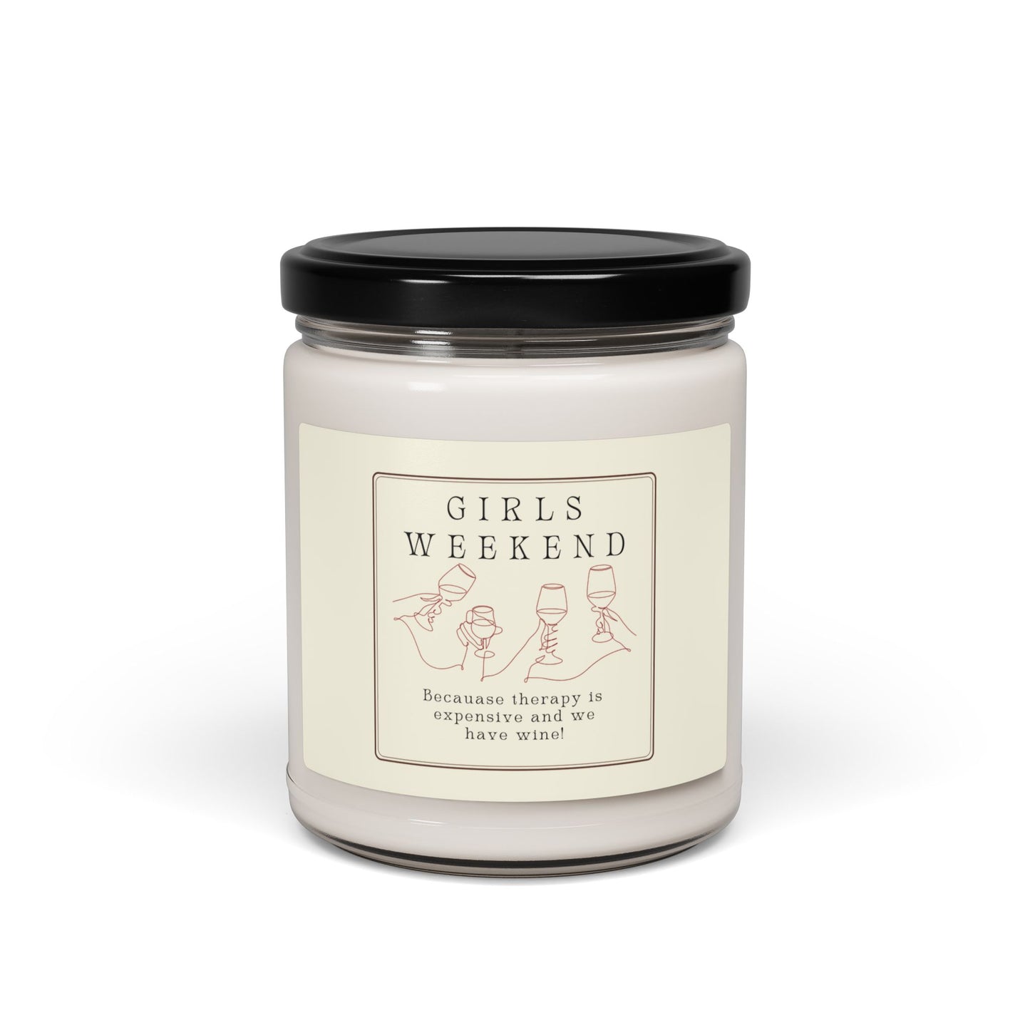 Weekend Vibes Scented Candle - Girls Weekend, Aromatic Gift, Relaxation, Self-Care, Spa Night, Home Décor