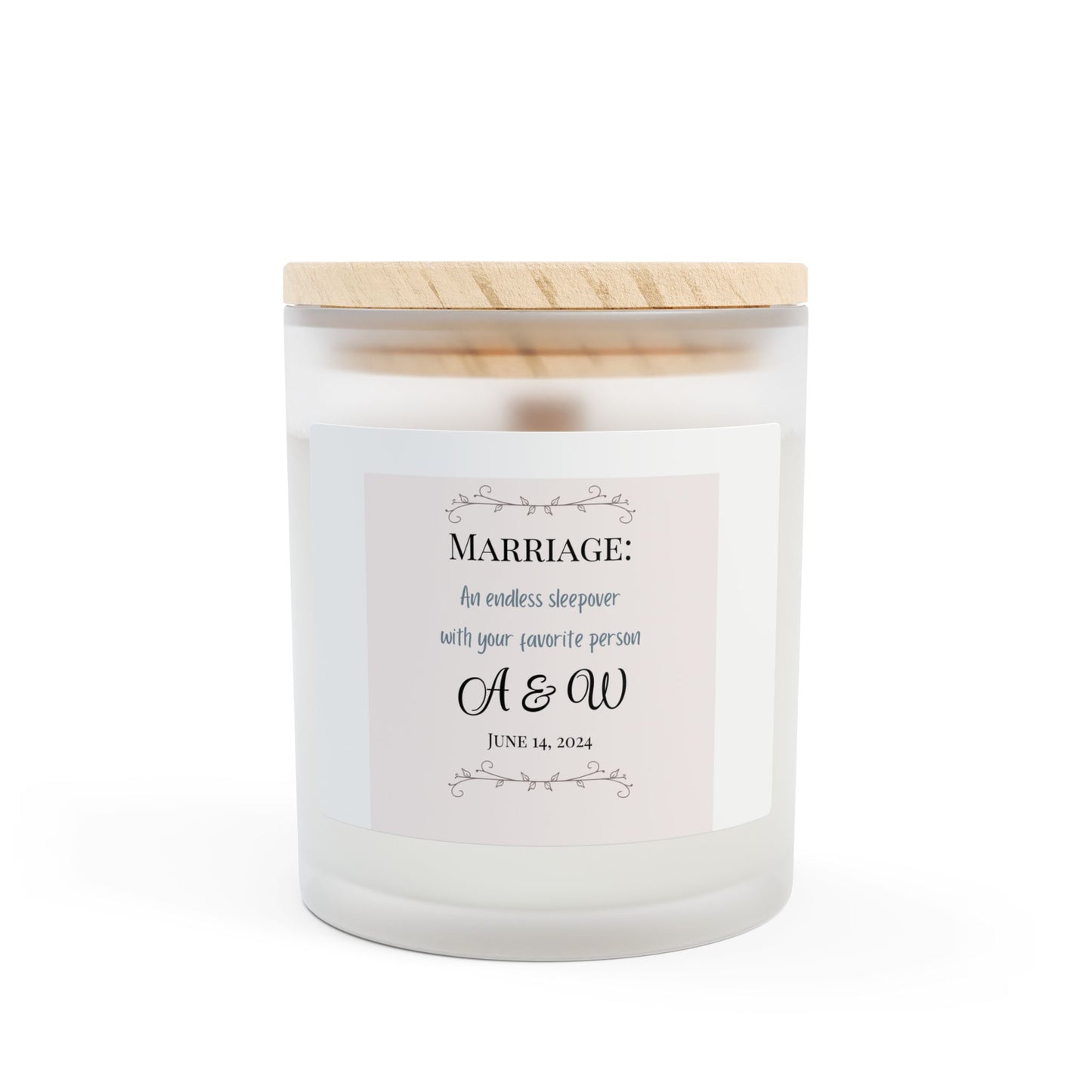Personalized Candle