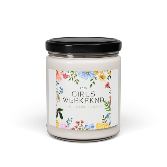 Girls Weekend Scented Soy Candle - 9oz | Perfect for Celebrations & Relaxation