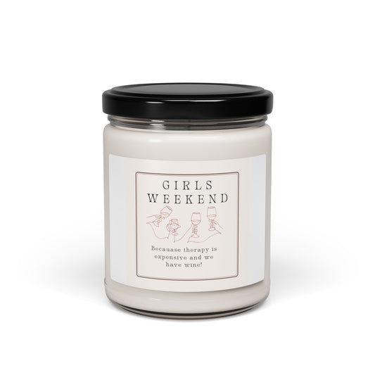 Girls Weekend Scented Soy Candle - 9oz - Perfect for Gatherings and Relaxation