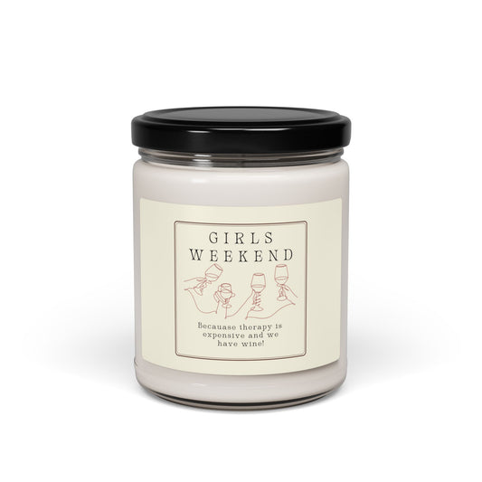 Weekend Vibes Scented Candle - Girls Weekend, Aromatic Gift, Relaxation, Self-Care, Spa Night, Home Décor